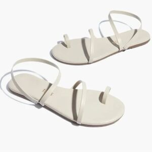 TKEES Mia Napa Sandals in Cream Size 8